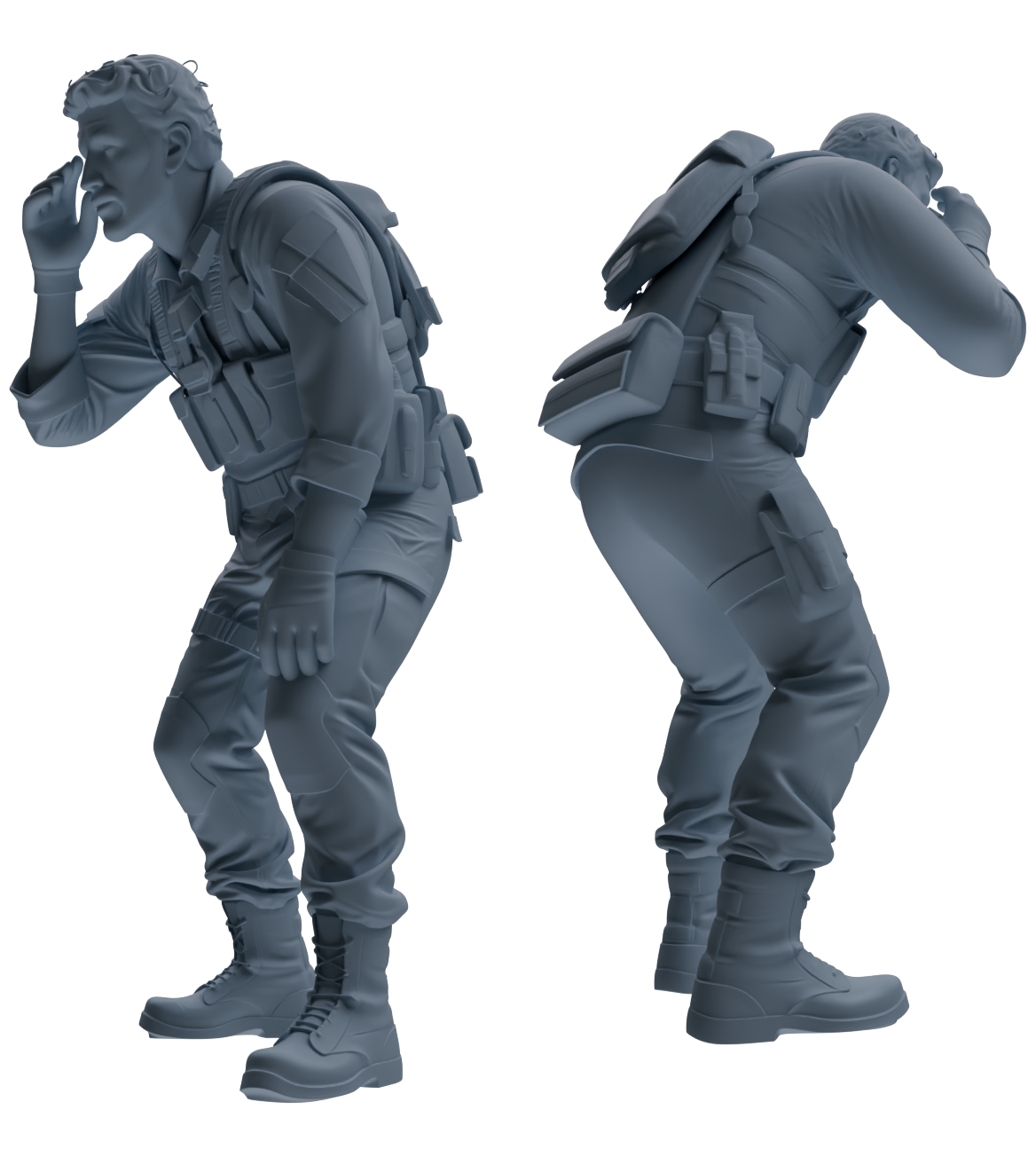 MRY-SFW SSTR019 Miniatures Soldier Model Kit Modern Navy SEAL Six-Person Reconnaissance Group