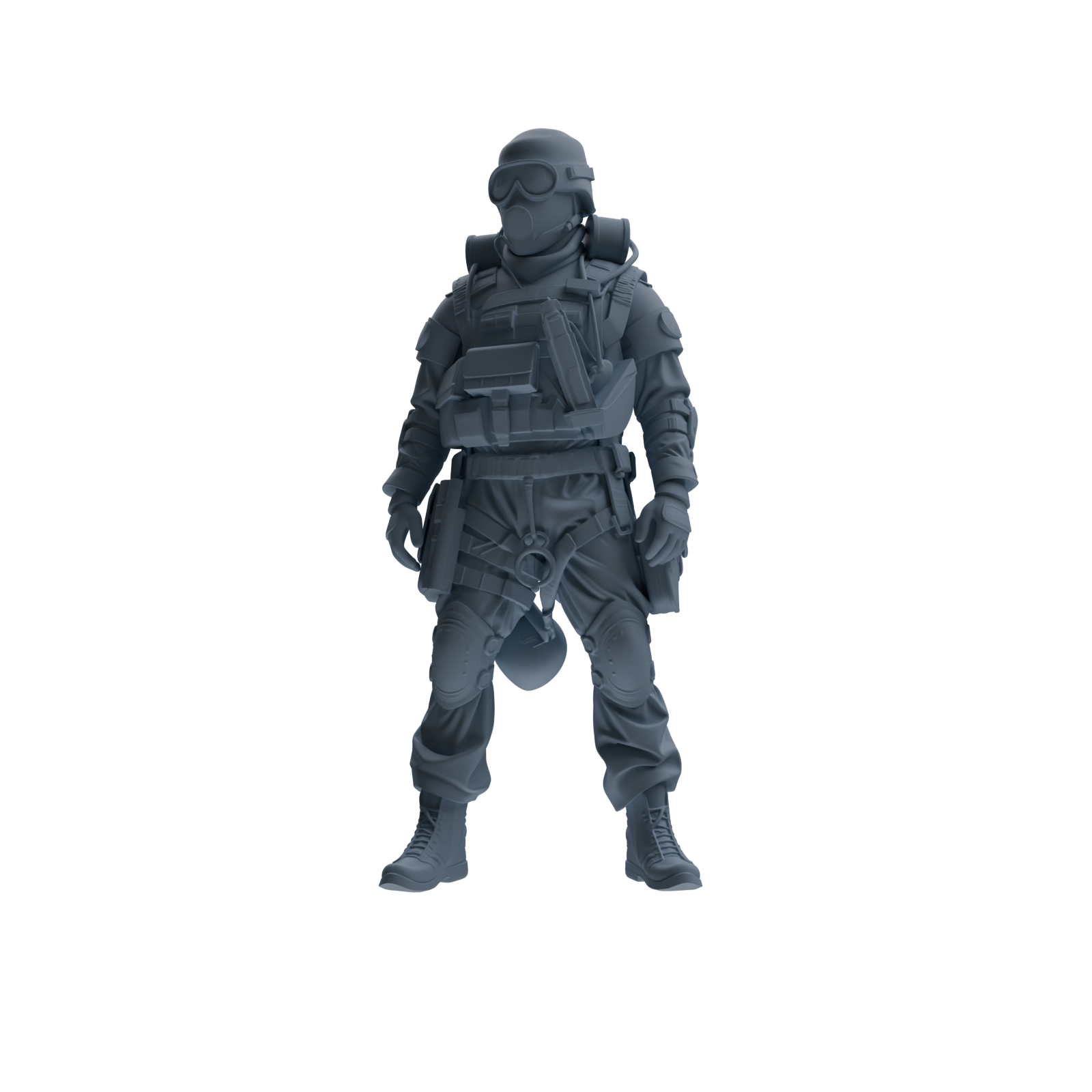 MRY-SFW SSTR337 Modern Counter-Terrorism SWAT Breacher Rest Four-Person Group