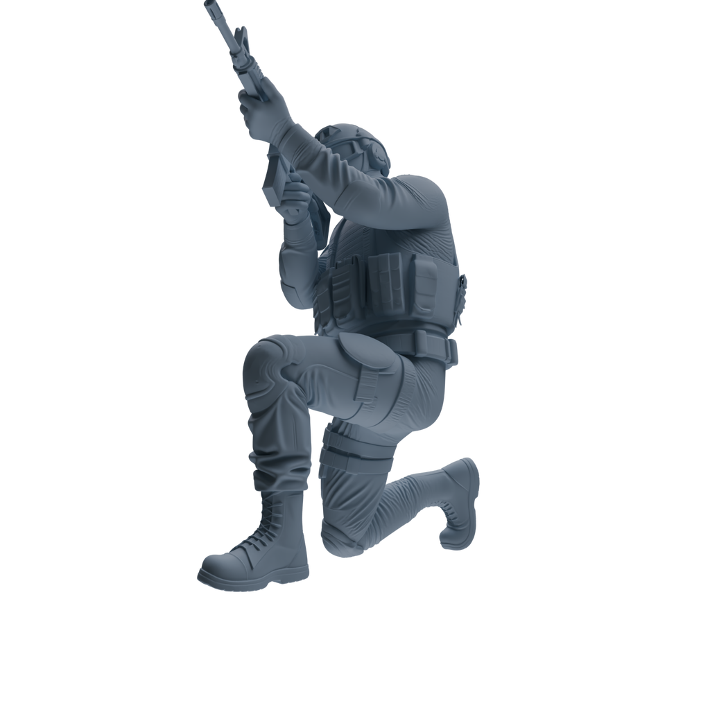 MRY-SFW SSTR360 Modern American Mercenary Combat Four-Person Group