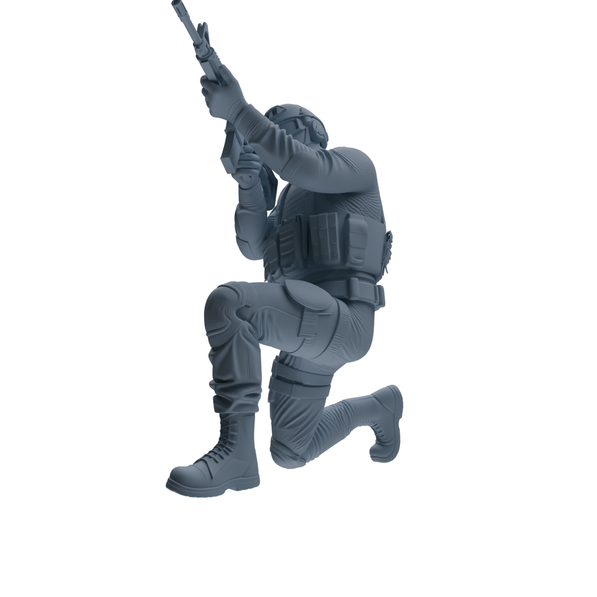 MRY-SFW SSTR360 Modern American Mercenary Combat Four-Person Group — detail view 5