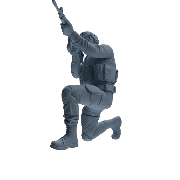 MRY-SFW SSTR360 Modern American Mercenary Combat Four-Person Group