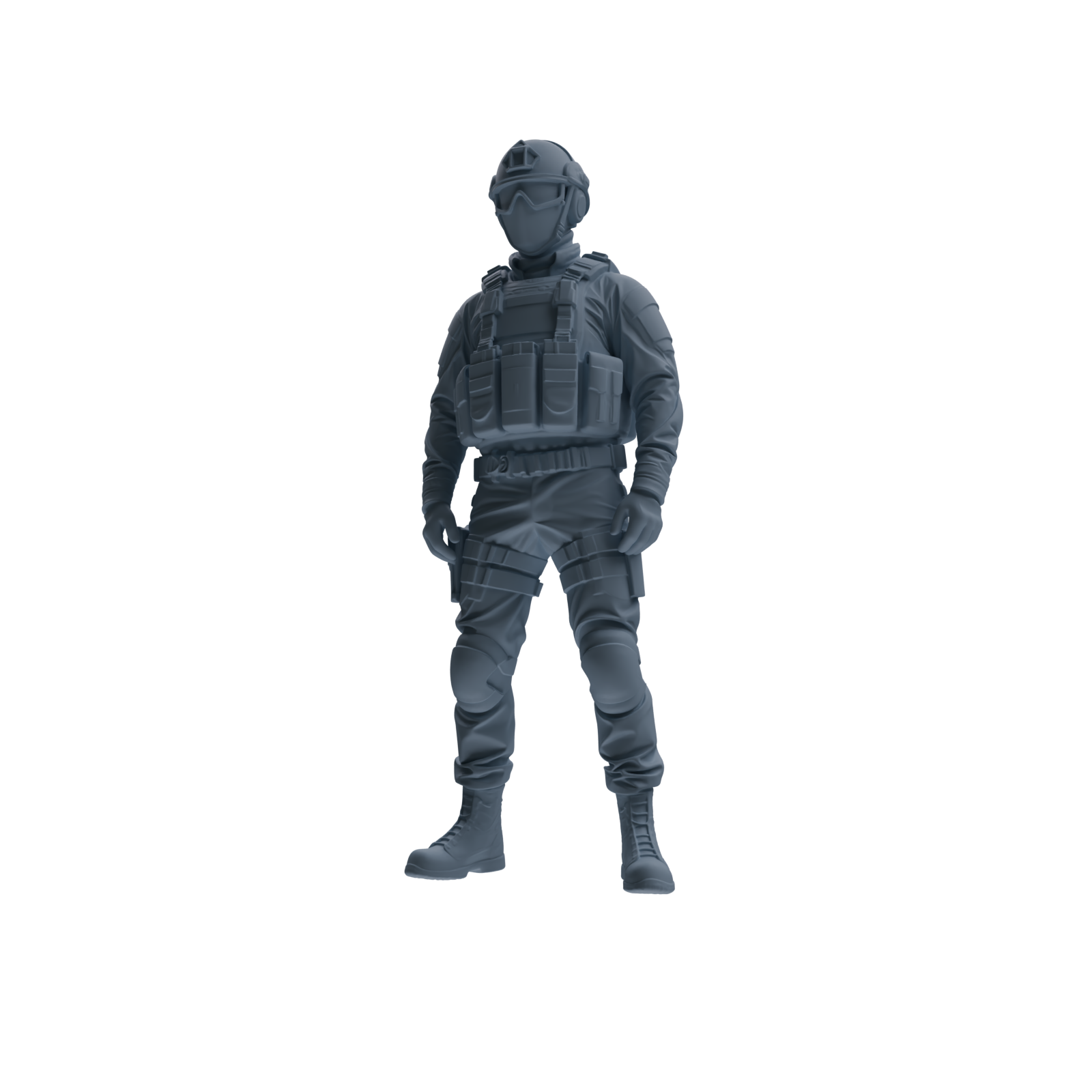 MRY-SFW SSTR358 Modern American Mercenary Garrison Four-Person Group