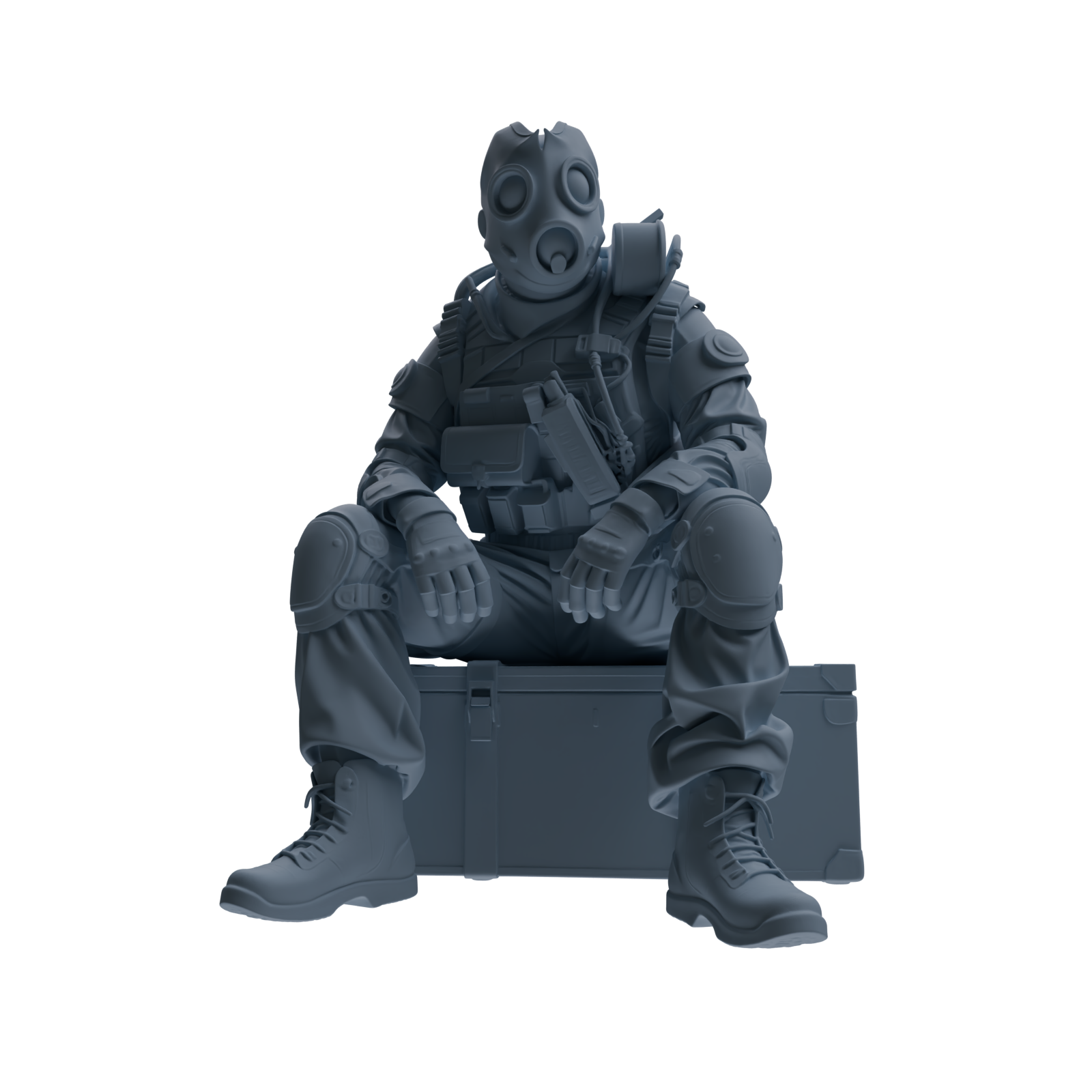 MRY-SFW SSTR338 Modern Counter-Terrorism SWAT Breacher Rest 2 Four-Person Group