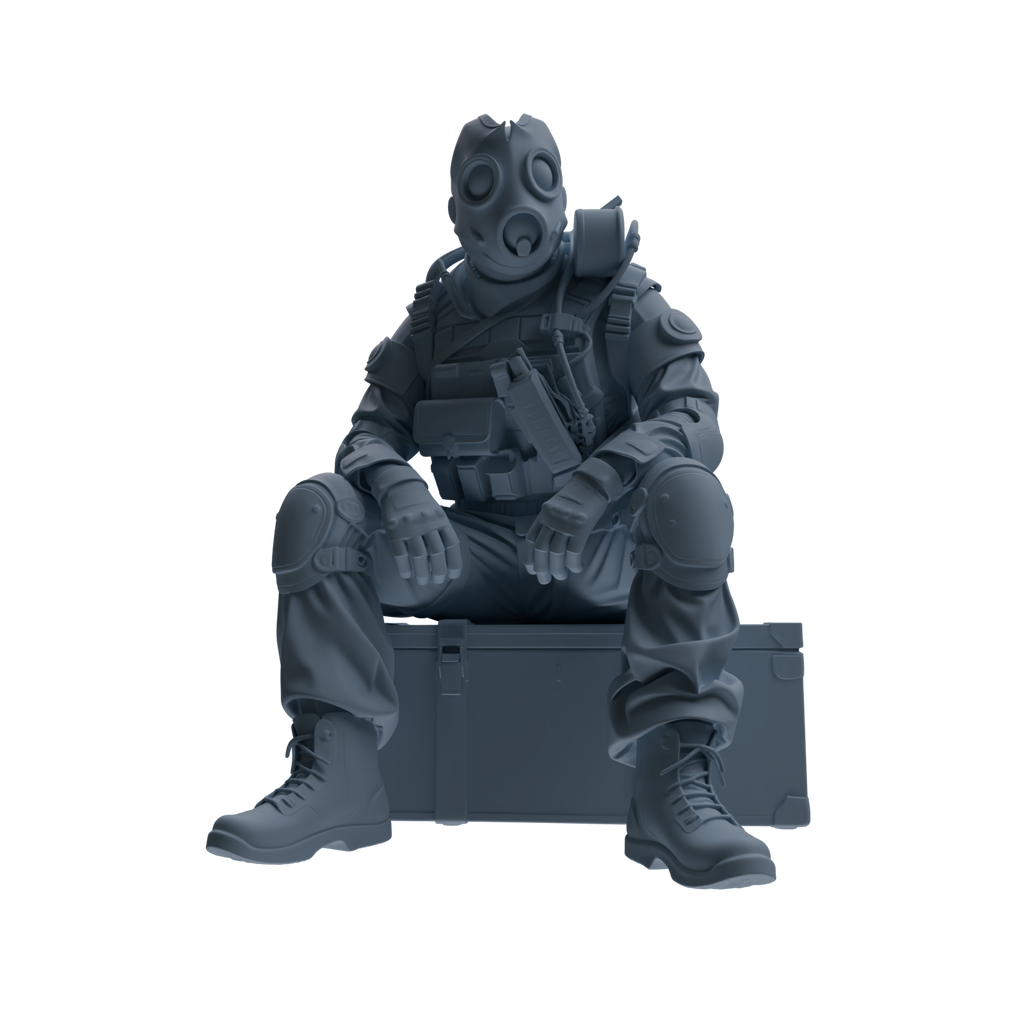 MRY-SFW SSTR338 Modern Counter-Terrorism SWAT Breacher Rest 2 Four-Person Group