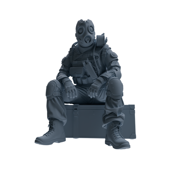MRY-SFW SSTR338 Modern Counter-Terrorism SWAT Breacher Rest 2 Four-Person Group