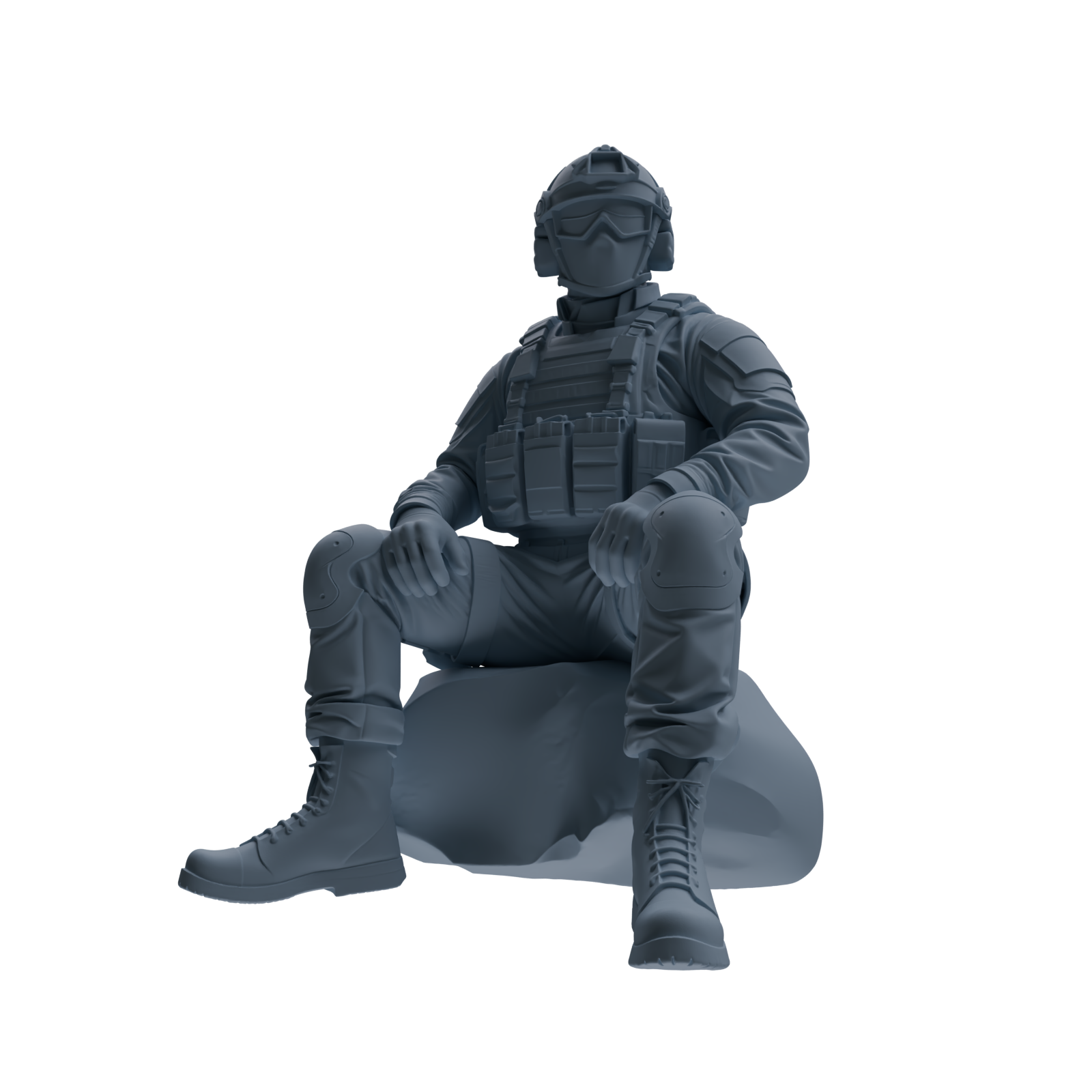 MRY-SFW SSTR351 Modern American Mercenary Rest Four-Person Group