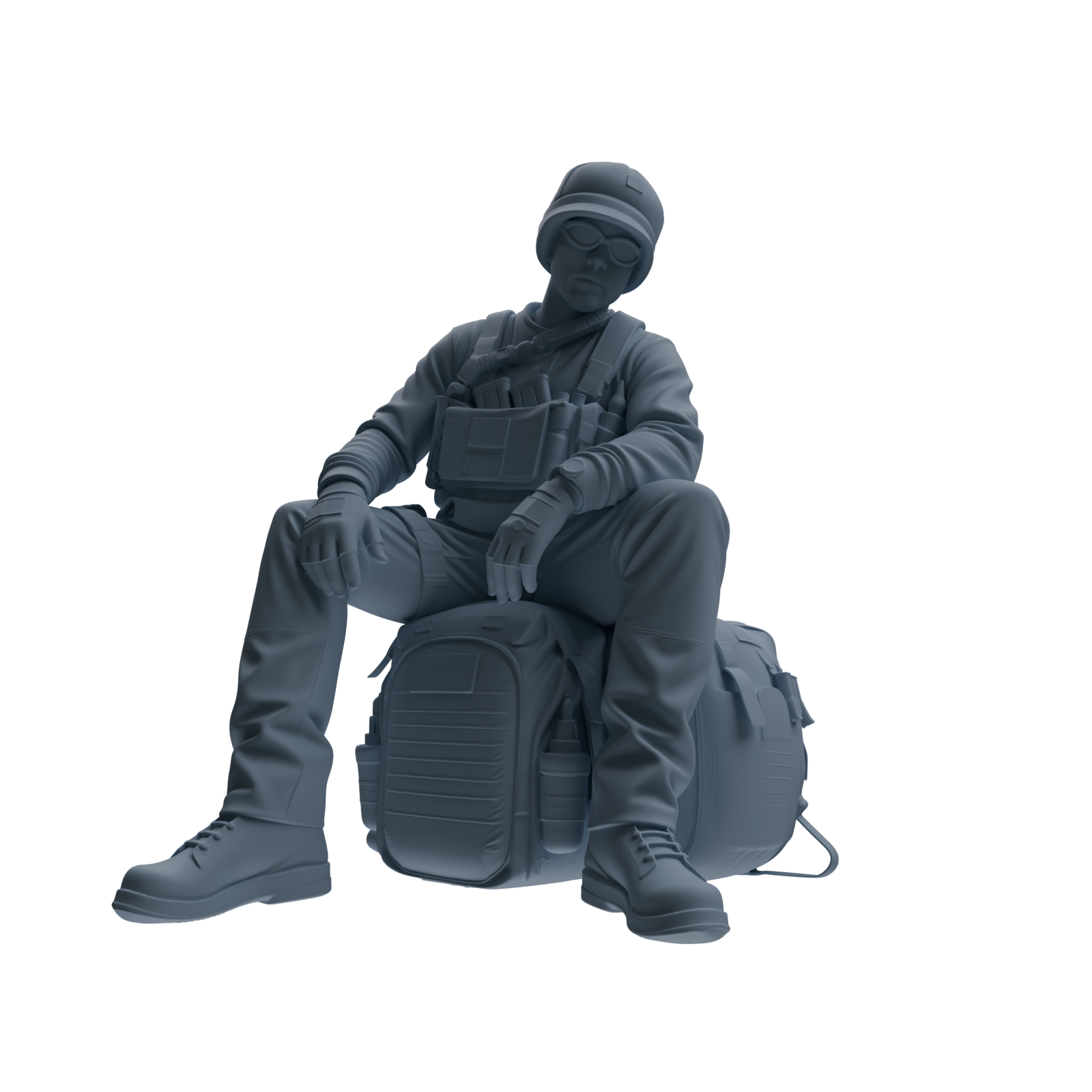 MRY-SFW SSTR386 Modern U.S. Special Forces Rest 3 Four-Person Group