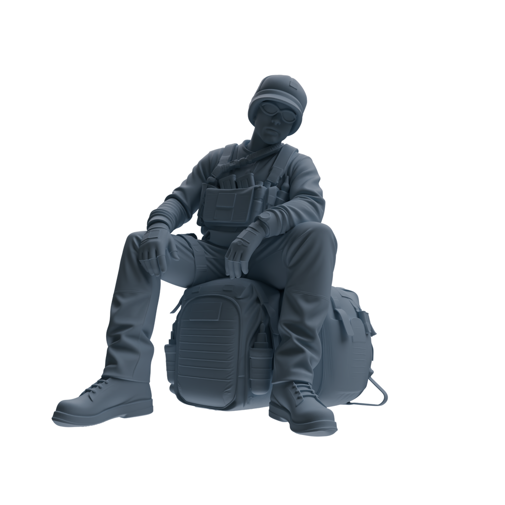 MRY-SFW SSTR386 Modern U.S. Special Forces Rest 3 Four-Person Group