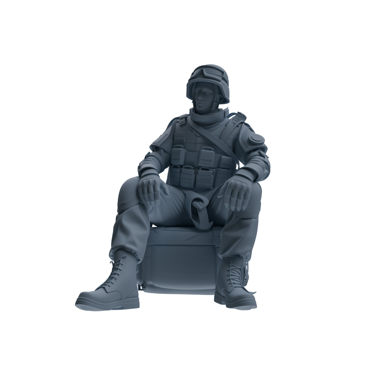 MRY-SFW SSTR333 Modern Counter-Terrorism SWAT Fire Support Operator Rest 3 Four-Person Group — detail view 5