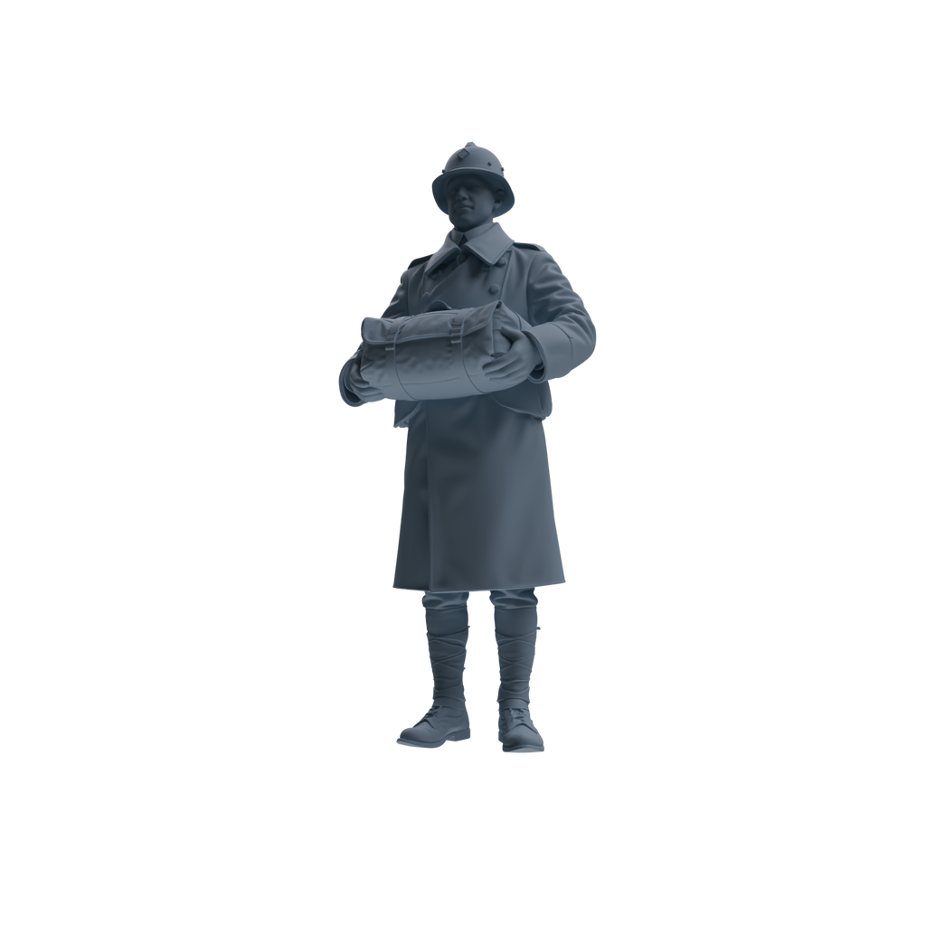 MRY-SFW SSTR260 WWI French Army Logistics Soldier Picnic Four-Person Group