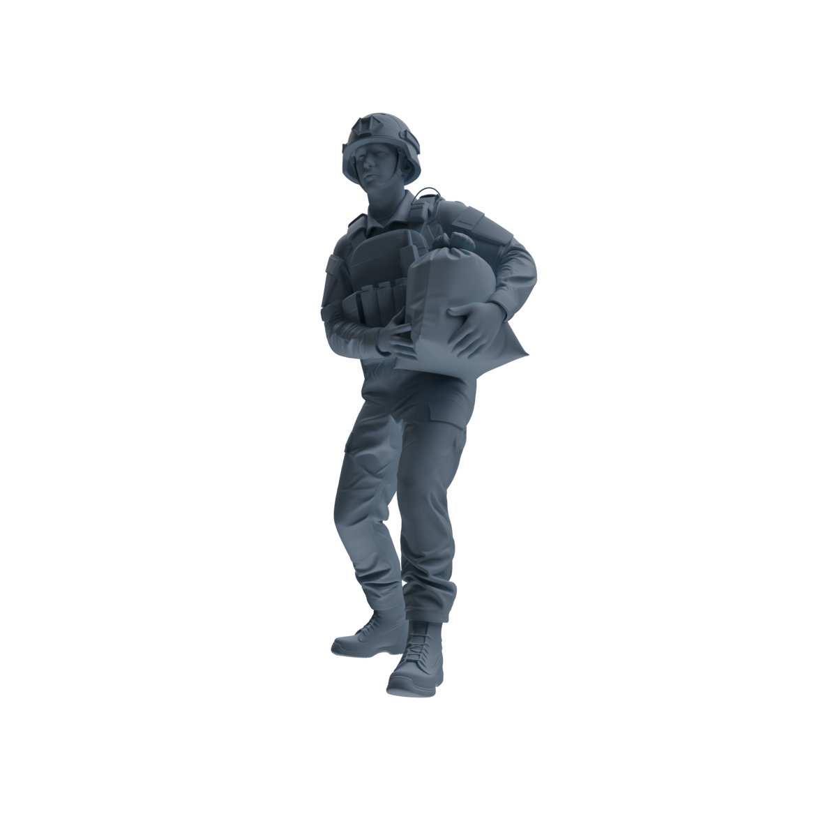 MRY-SFW SSTR251 Modern British Army Logistics Soldier Picnic Four-Person Group — detail view 5