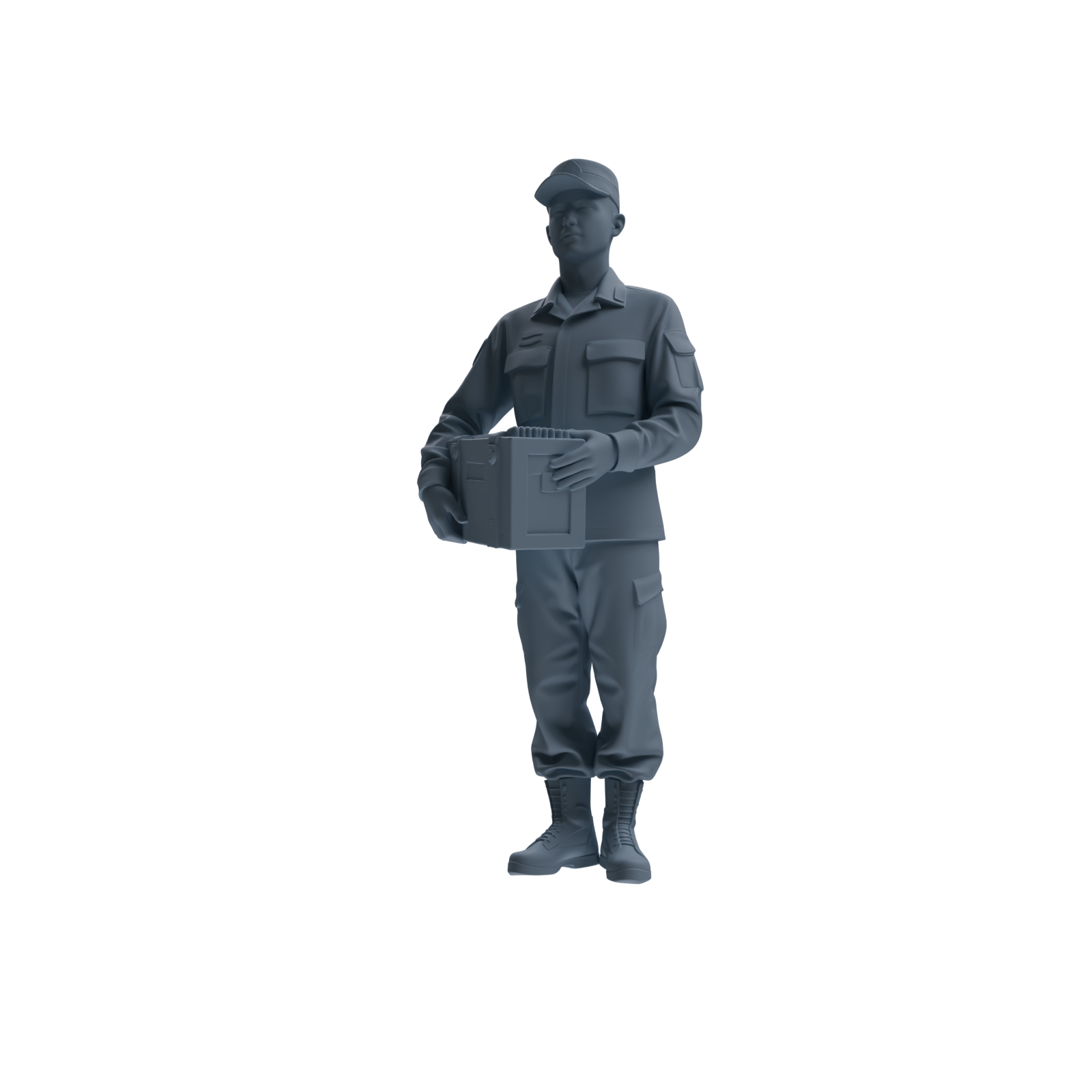 MRY-SFW SSTR243 Modern Army Logistics Soldier Carrying Four-Person Group