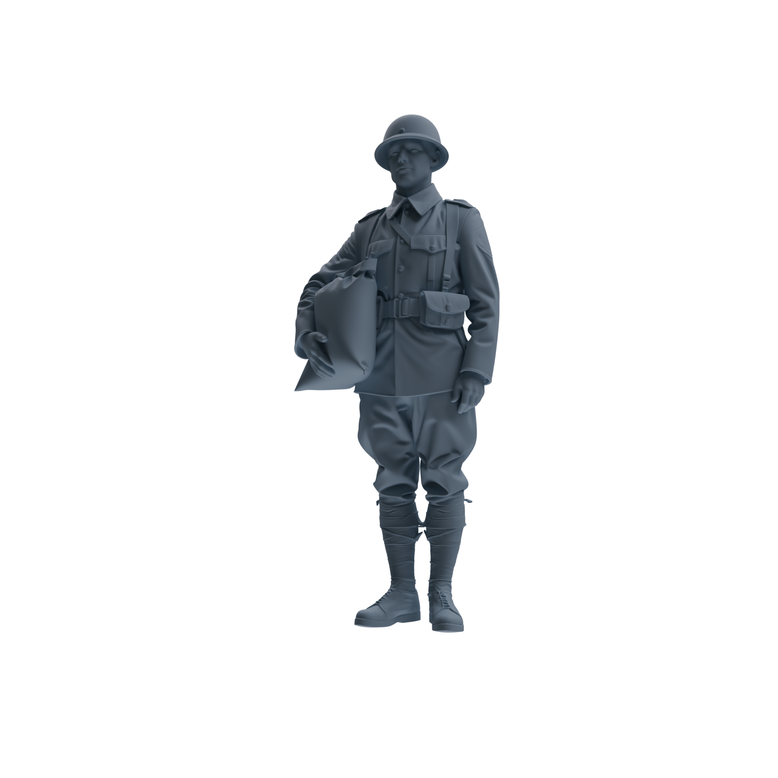 MRY-SFW SSTR266 WWI U.S. Army Logistics Soldier Picnic Four-Person Group