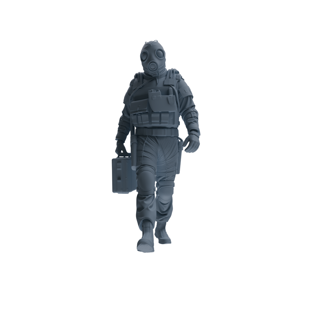 MRY-SFW SSTR311  Modern Counter-Terrorism SWAT Breacher Logistics Four-Person Group
