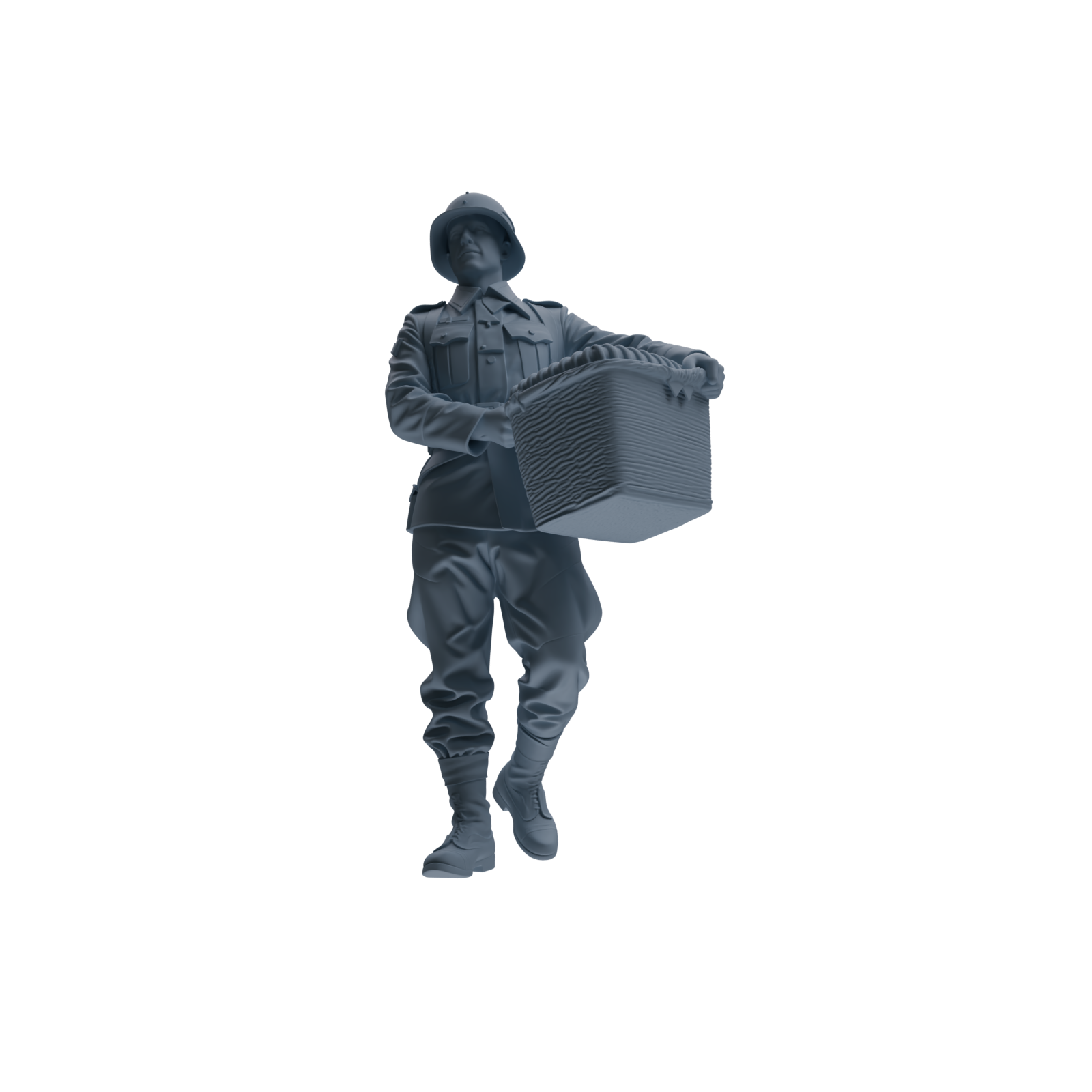 MRY-SFW SSTR220 WWII French Army Logistics Soldier Logistics Four-Person Group