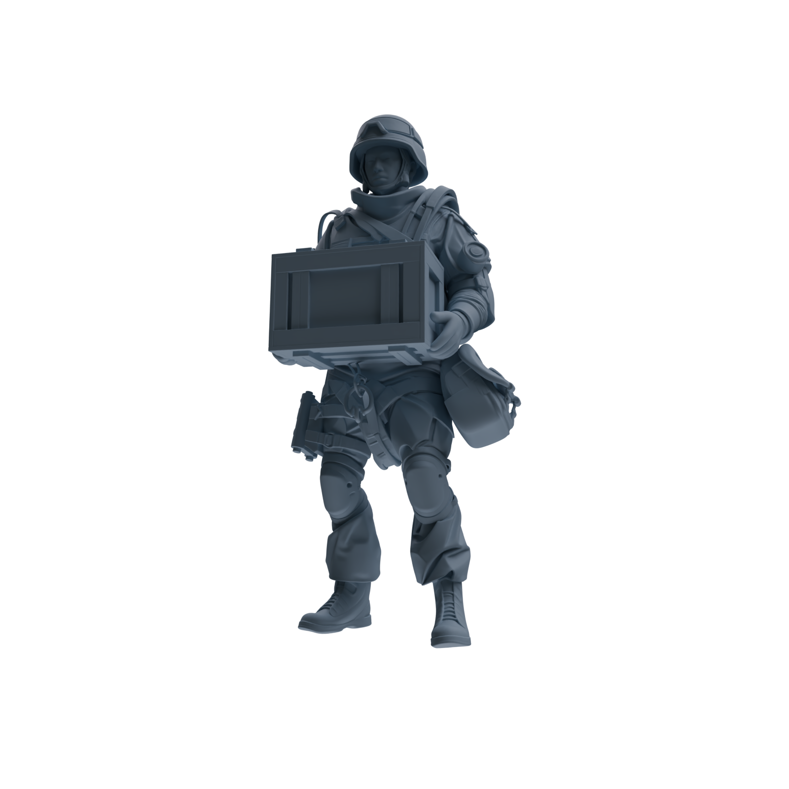 MRY-SFW SSTR326 Modern Counter-Terrorism SWAT Suppressor Logistics Four-Person Group