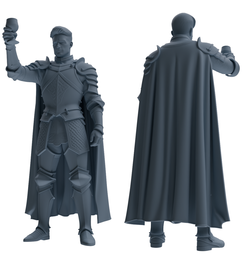 MRY-SFW SSTR090 Miniatures Soldier Model Kit Medieval Knight Six-Person Celebration Group