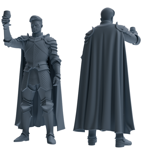MRY-SFW SSTR090 Miniatures Soldier Model Kit Medieval Knight Six-Person Celebration Group