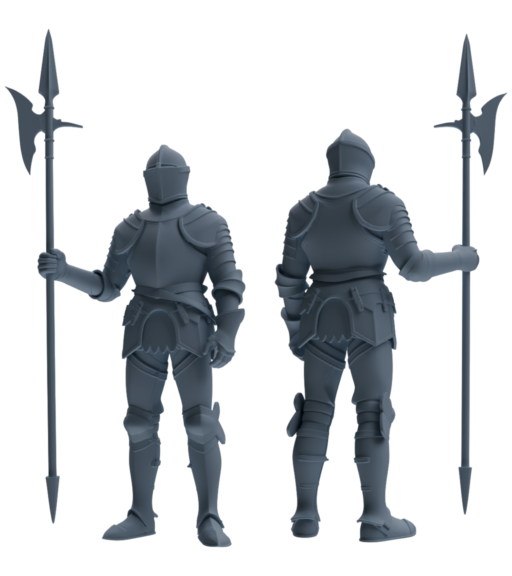 MRY-SFW SSTR093 Miniatures Soldier Model Kit Medieval Knight Six-Person Diplomatic Group