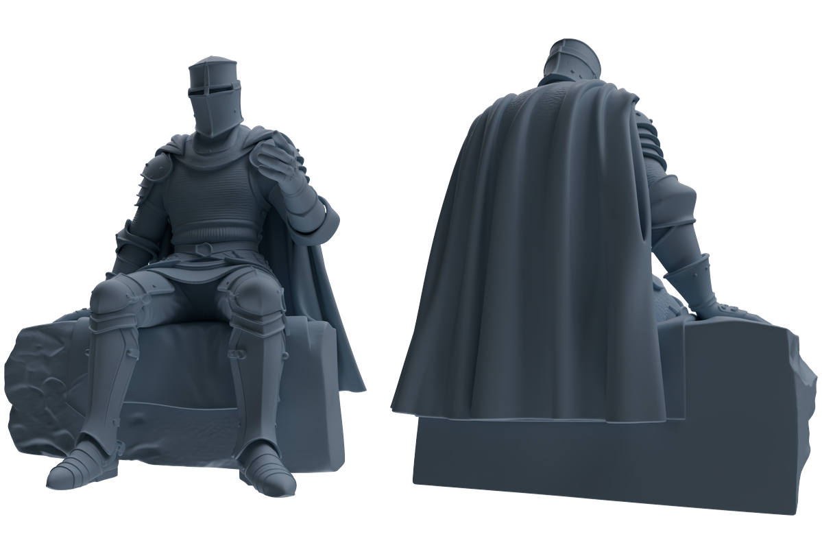 MRY-SFW SSTR088 Miniatures Soldier Model Kit Medieval Knight Five-Person Conversation Group