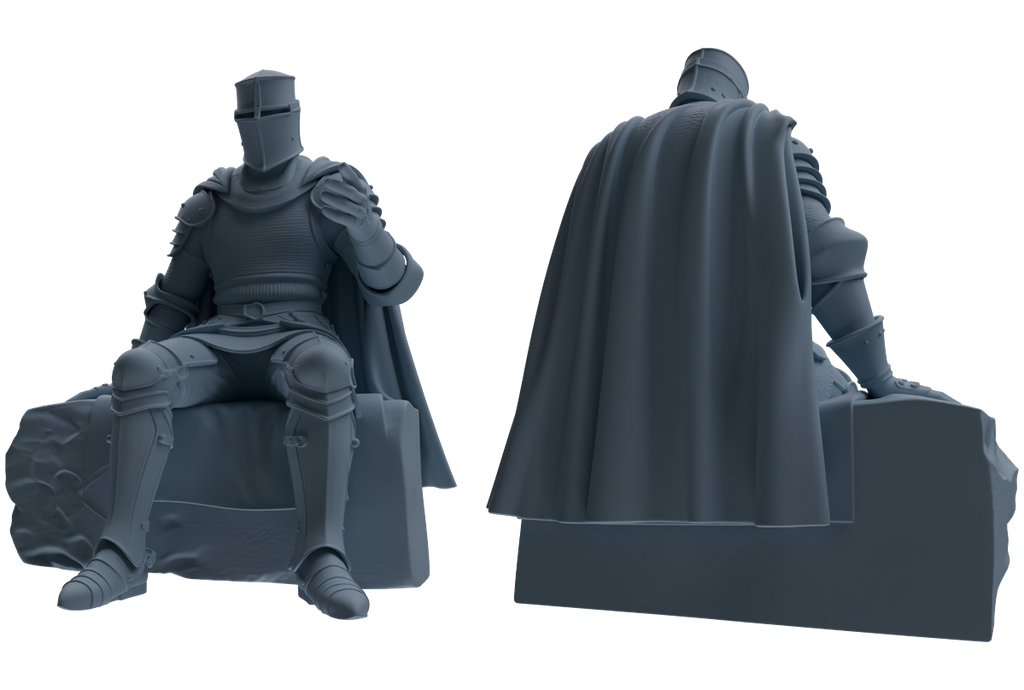 MRY-SFW SSTR088 Miniatures Soldier Model Kit Medieval Knight Five-Person Conversation Group