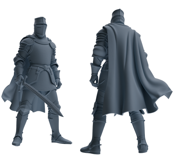 MRY-SFW SSTR092 Miniatures Soldier Model Kit Medieval Knight Six-Person Hunting Group