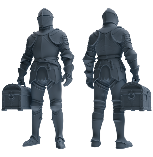 MRY-SFW SSTR084 Miniatures Soldier Model Kit Medieval Knight Five-Person Supply Carrying Group