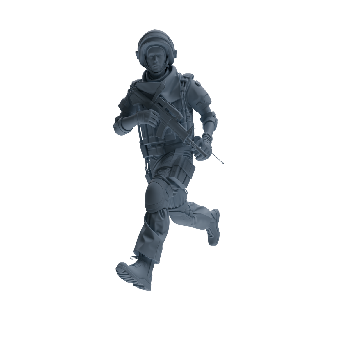 MRY-SFW SSTR325 Modern Counter-Terrorism SWAT Shield Bearer Combat 4 Three-Person Group — detail view 4