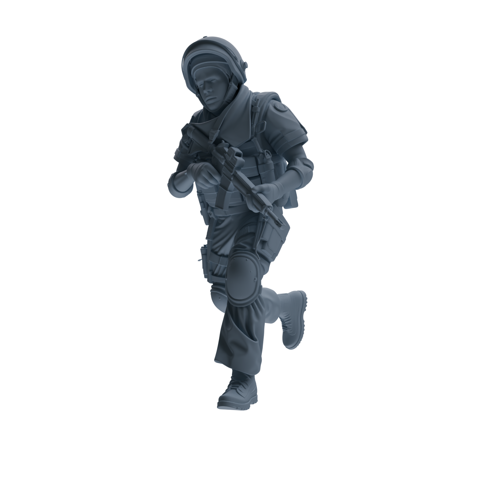 MRY-SFW SSTR322 Modern Counter-Terrorism SWAT Shield Bearer Combat Four-Person Group