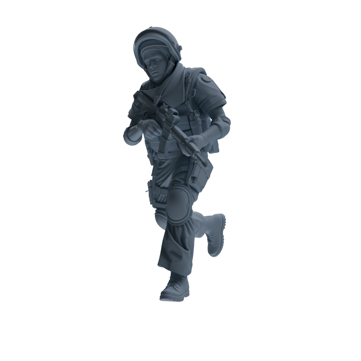MRY-SFW SSTR322 Modern Counter-Terrorism SWAT Shield Bearer Combat Four-Person Group — detail view 5