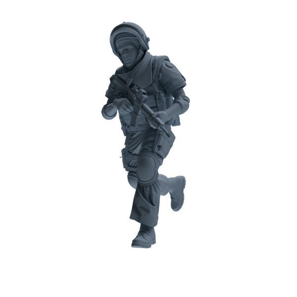 MRY-SFW SSTR322 Modern Counter-Terrorism SWAT Shield Bearer Combat Four-Person Group