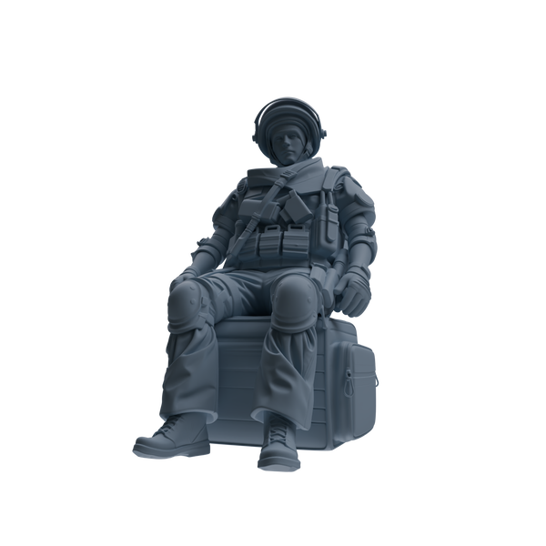 MRY-SFW SSTR320 Modern Counter-Terrorism SWAT Shield Bearer Rest 3 Four-Person Group