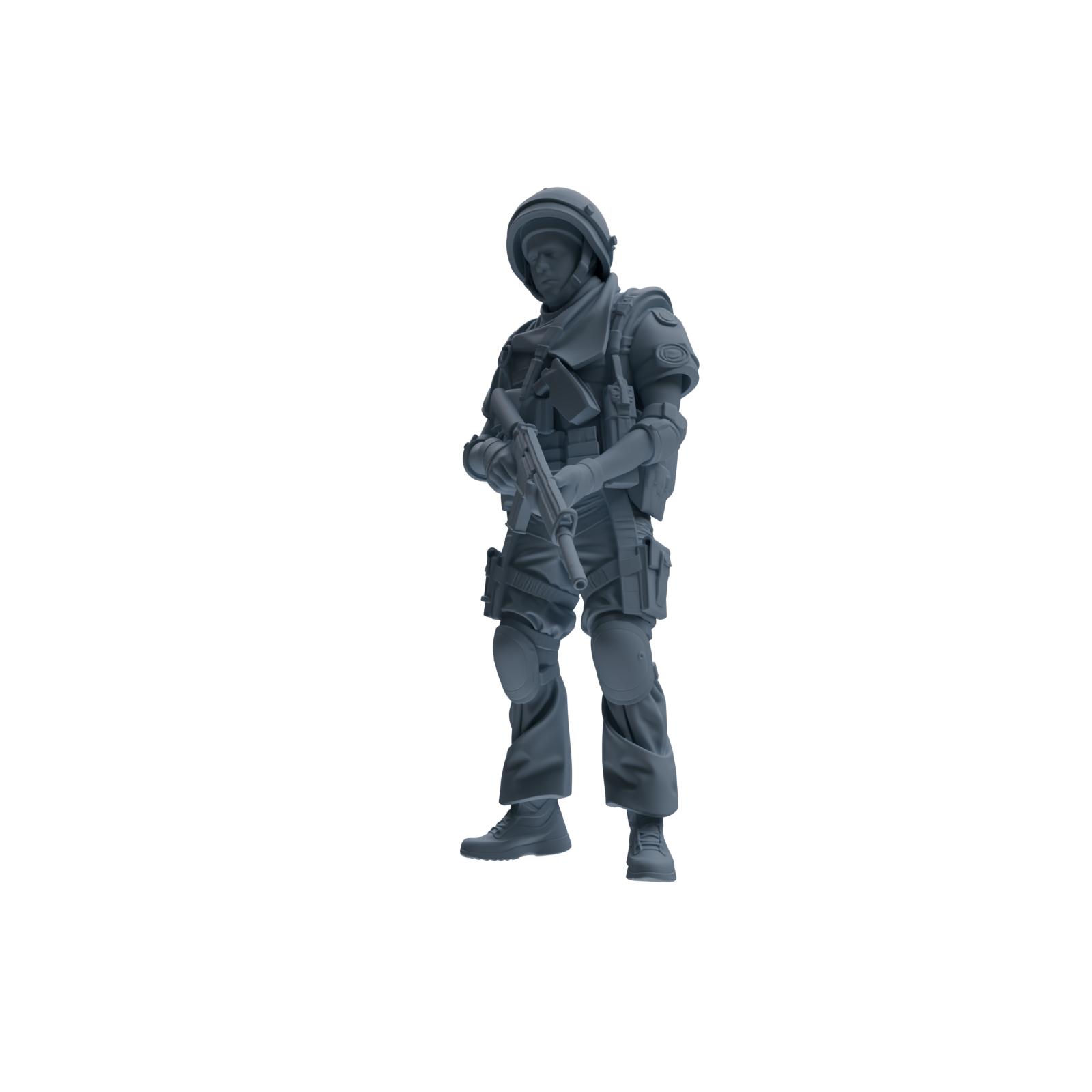 MRY-SFW SSTR321 Modern Counter-Terrorism SWAT Shield Bearer Garrison Four-Person Group