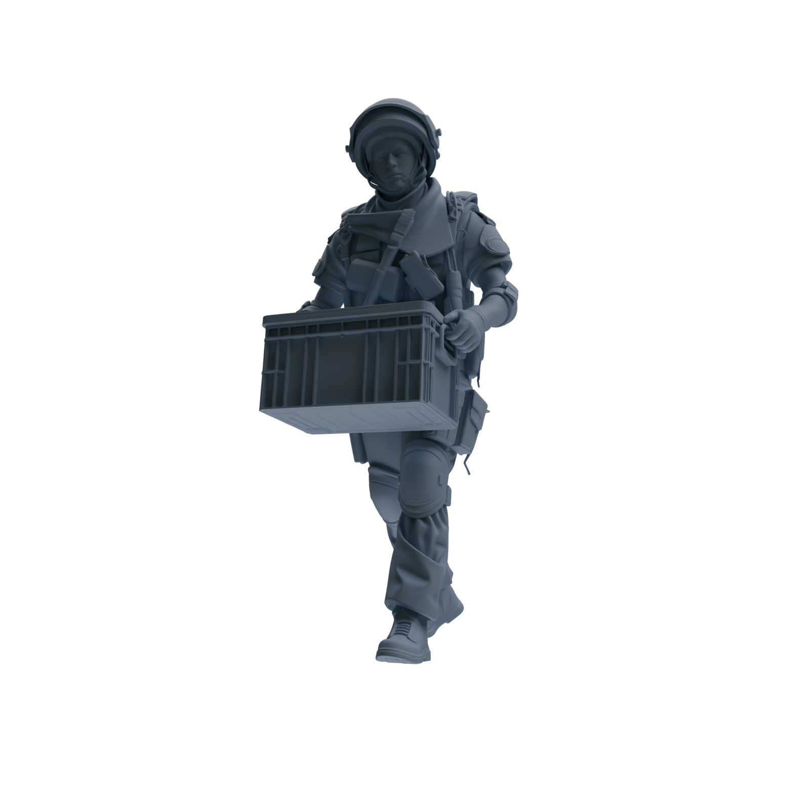 MRY-SFW SSTR314 Modern Counter-Terrorism SWAT Shield Bearer Logistics Four-Person Group