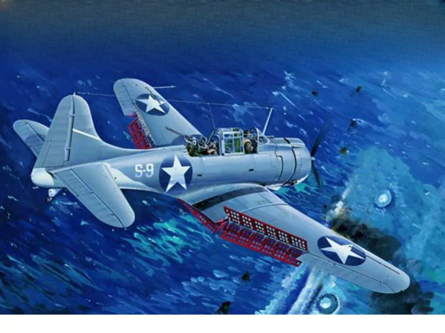 Trumpeter US Navy SBD-3 "Dreadnought" dive bomber Midway Commemorative Edition 02244 1/32