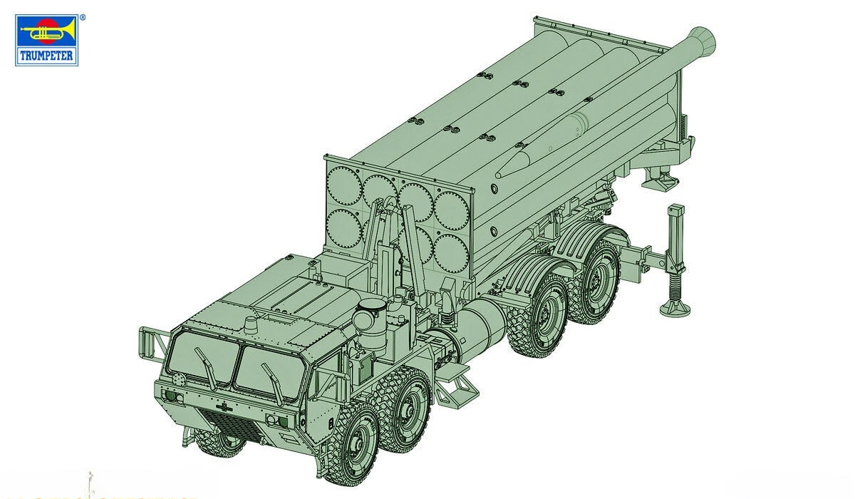 TRUMPETER 07176 1/72 Scale THAAD BALLISTIC INTERCEPTOR MISSILE SYSTEM MODEL — detail view 2