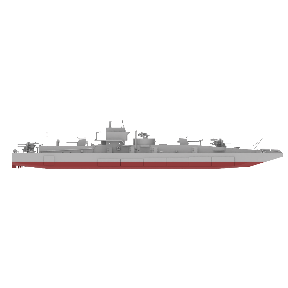 MRY-SFW RHWS002S German D1-Class Artillery PontoonFull Hull Adult Collectible — detail view 2