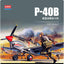 Academy AC12456 1/72 P-40B PLASTIC MODEL kit