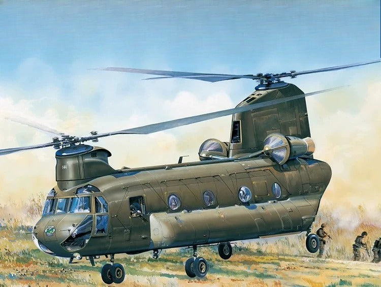 Trumpeter 1/48 American CH-47D "Chinook" 81773 — scale model kit