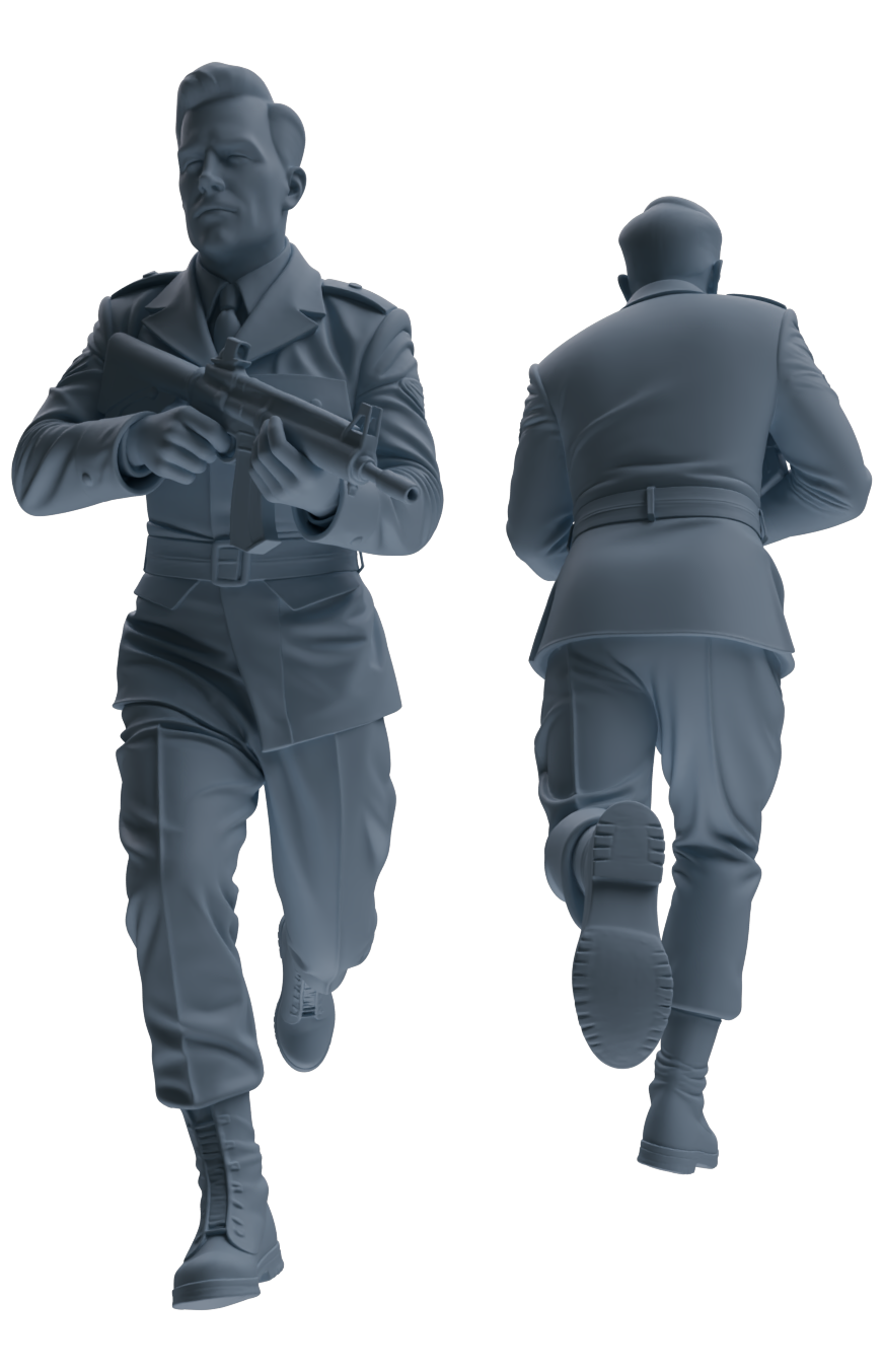 MRY-SFW SSTR059 Miniatures Soldier Model Kit Hacksaw Ridge Rescue Story WWII U.S. Army Six-Person Frontline Group