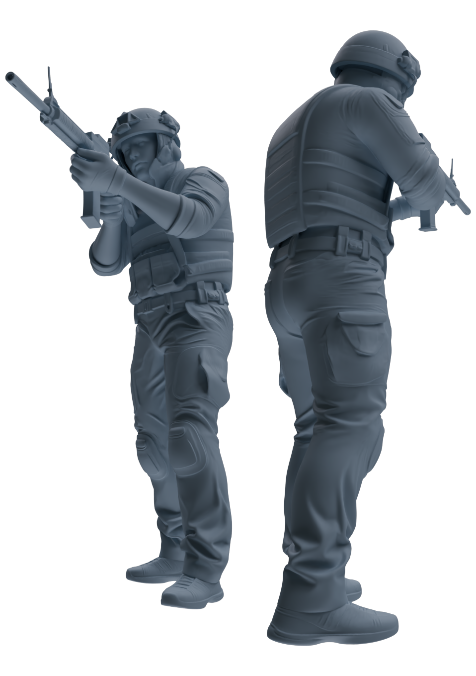 MRY-SFW SSTR027 Miniatures Soldier Model Kit 1993 Mogadishu Black Hawk Helicopter Soldier Assault Six-Person Group