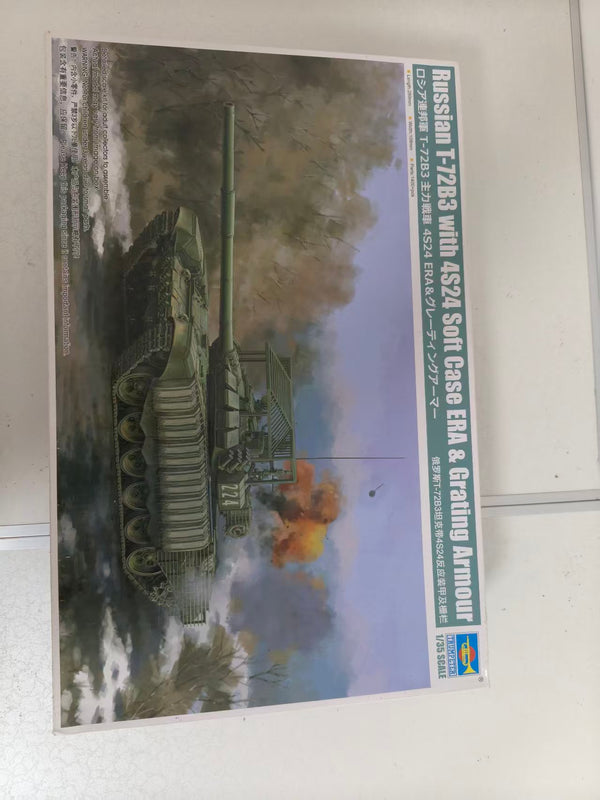 Trumpeter 09610 Russian T-72B3 with 4S24 Soft Case ERA & Grating Armou 1/35
