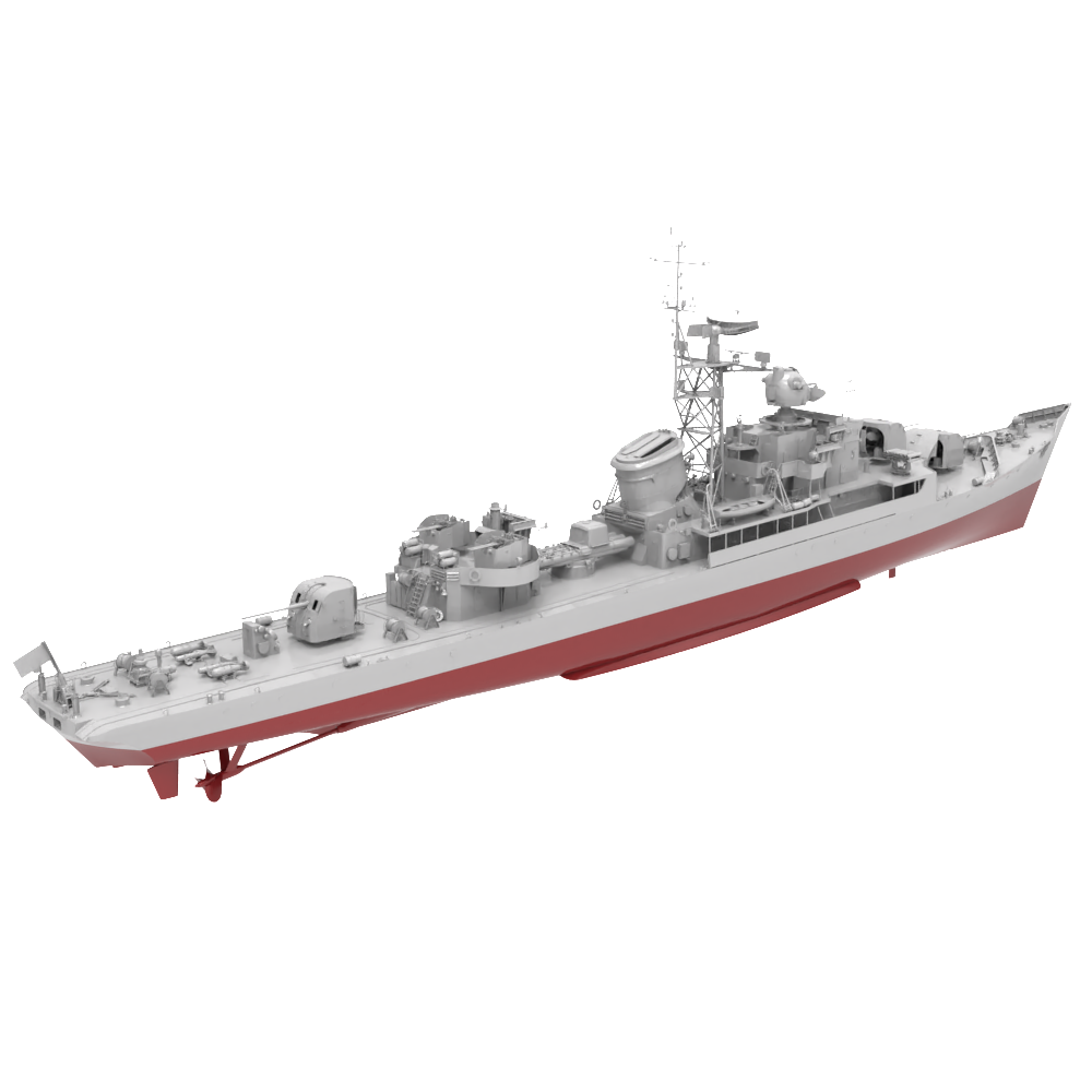 RHWS027S  Military Model Kit Full Hull Fregatte PR.50 Karl Marx