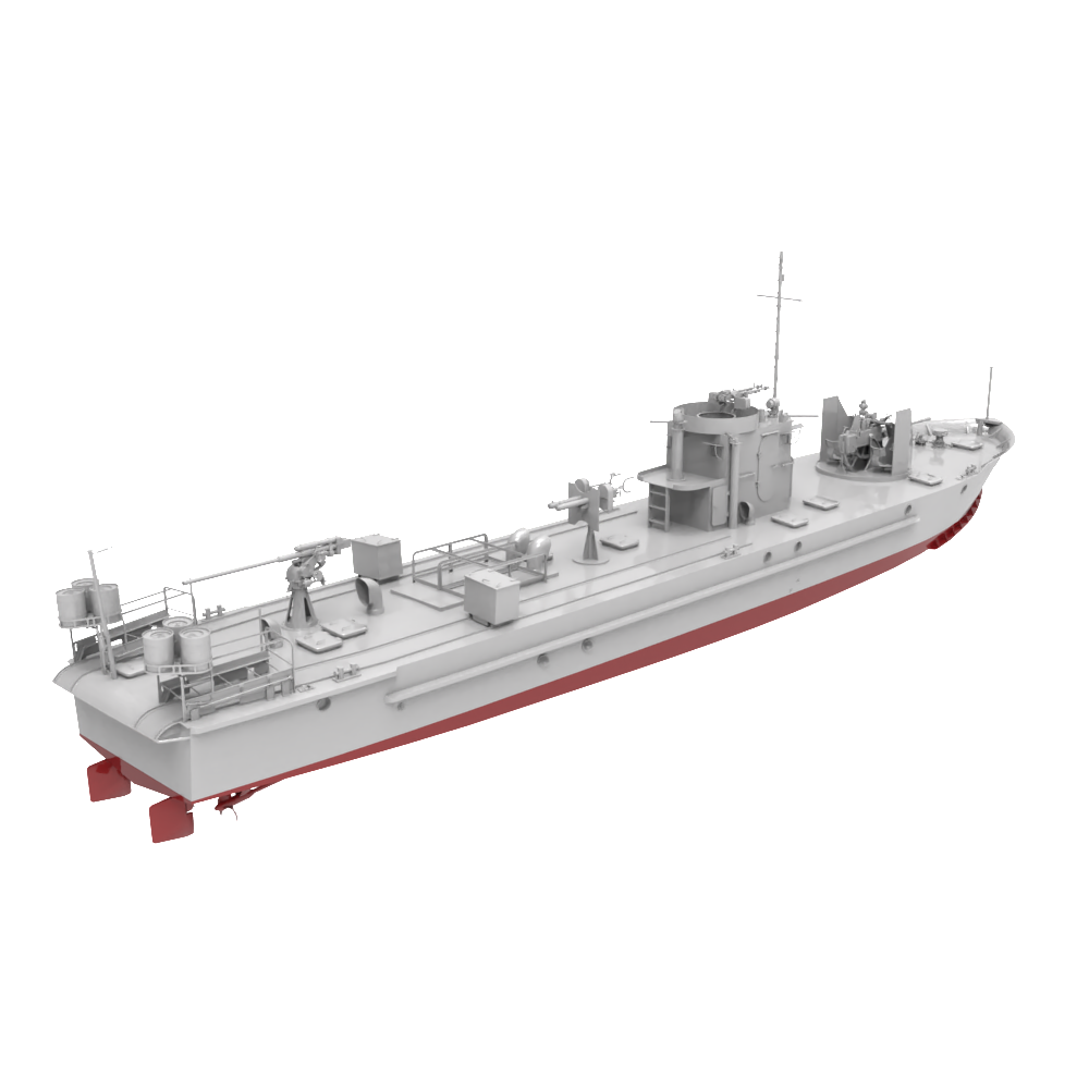 RHWS026S  Military Model Kit Full Hull USSR Project 194 ARMORED GUN BOATS