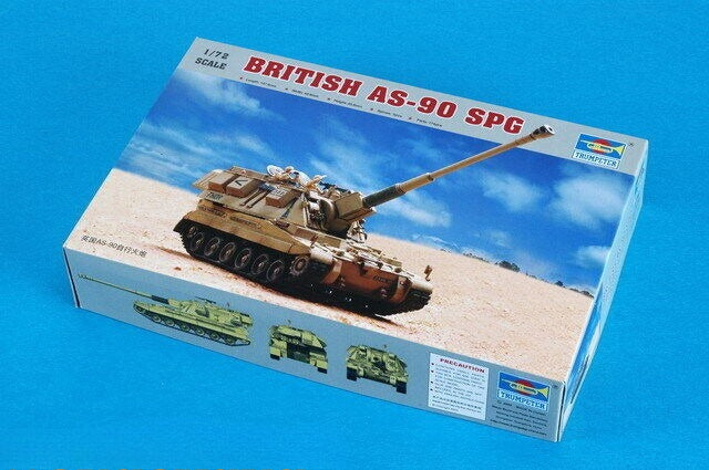 Trumpeter 1/72 07221 British AS-90 SPG — scale model kit