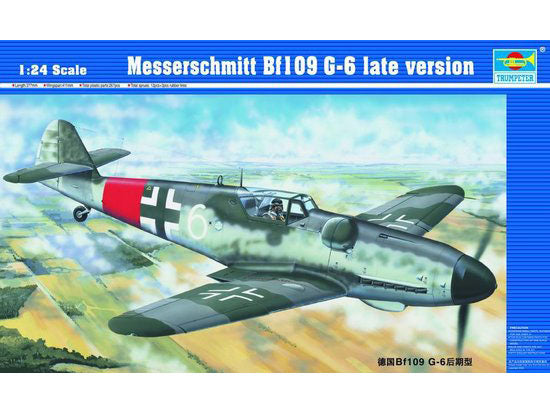 Trumpeter 1/24 02408 Messerschmitt Bf109 G-6 Late Version — scale model kit