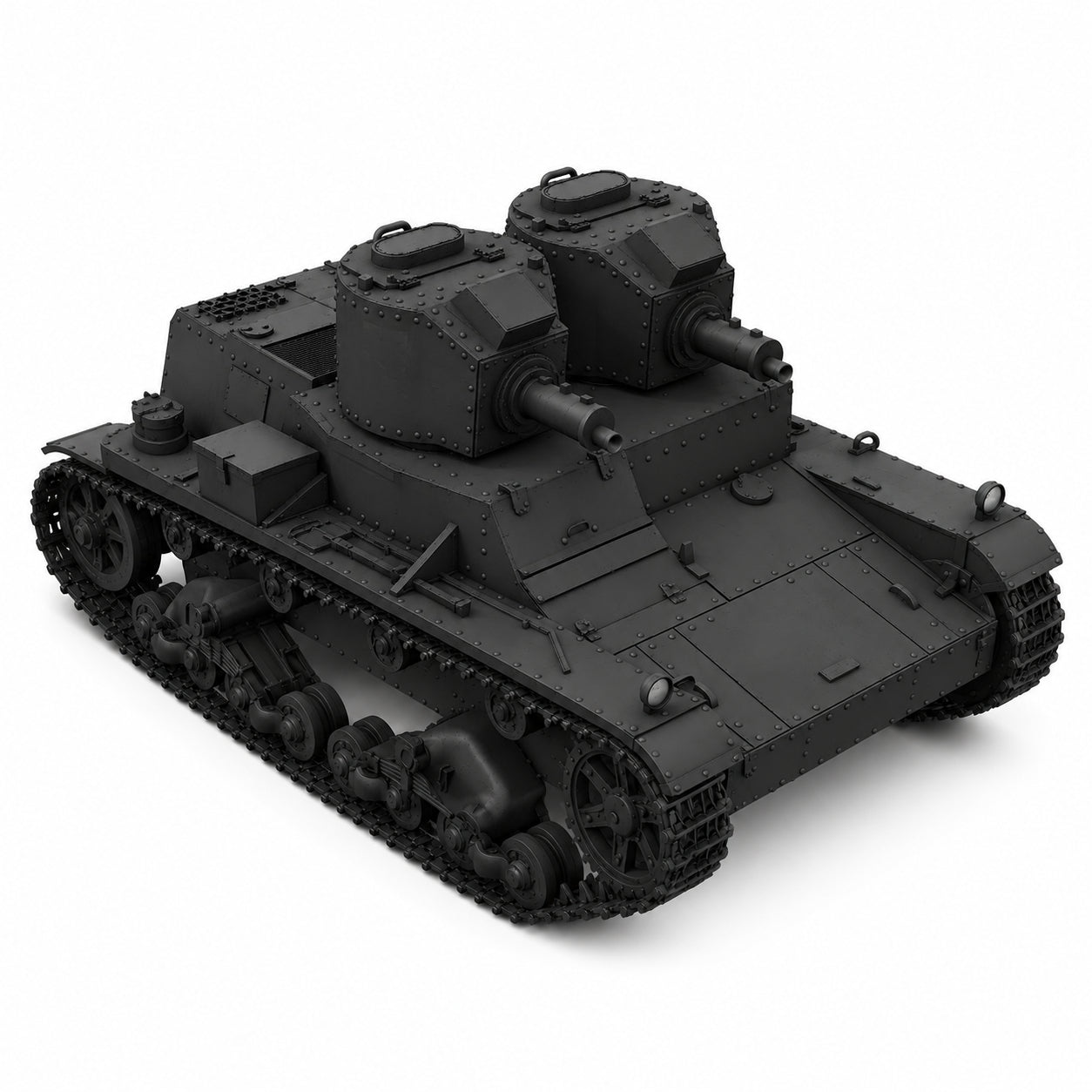 SSMODEL 1/144 7TP DW Tank Resin Model Kit TSS1440547