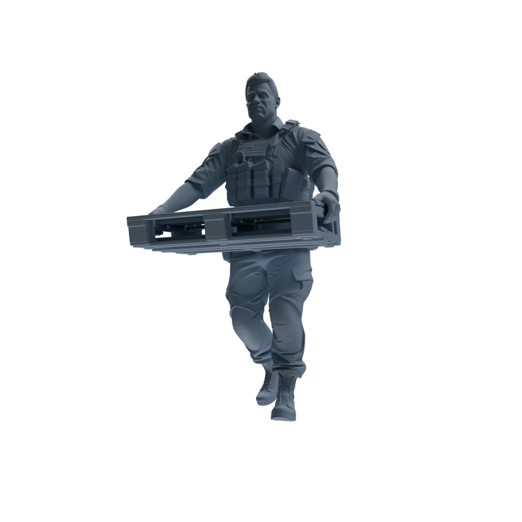 MRY-SFW SSTR009  Modern Navy SEAL Six-Person Logistics Group
