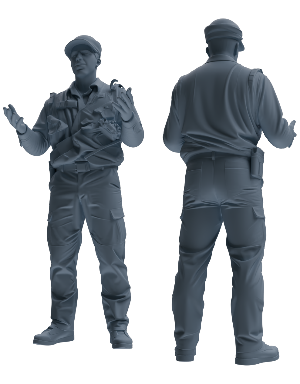 MRY-SFW SSTR052 Miniatures Soldier Model Kit Hacksaw Ridge Rescue Story WWII U.S. Army Six-Person Conversation Group