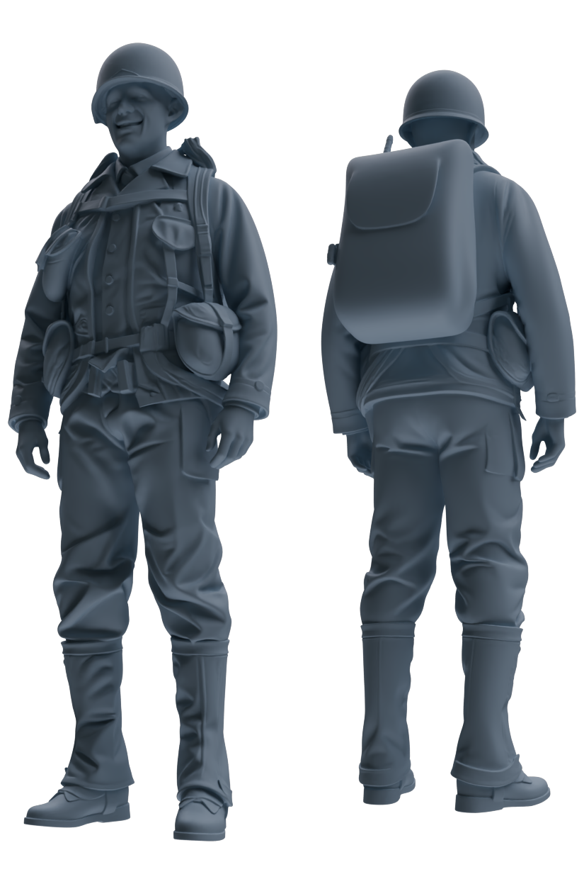 MRY-SFW SSTR066 Miniatures Soldier Model Kit Saving Ryan in Normandy WWII U.S. Army Six-Person Horseplay Group